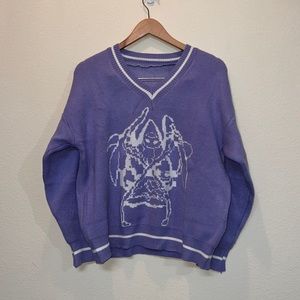 Purple Sweater Knit